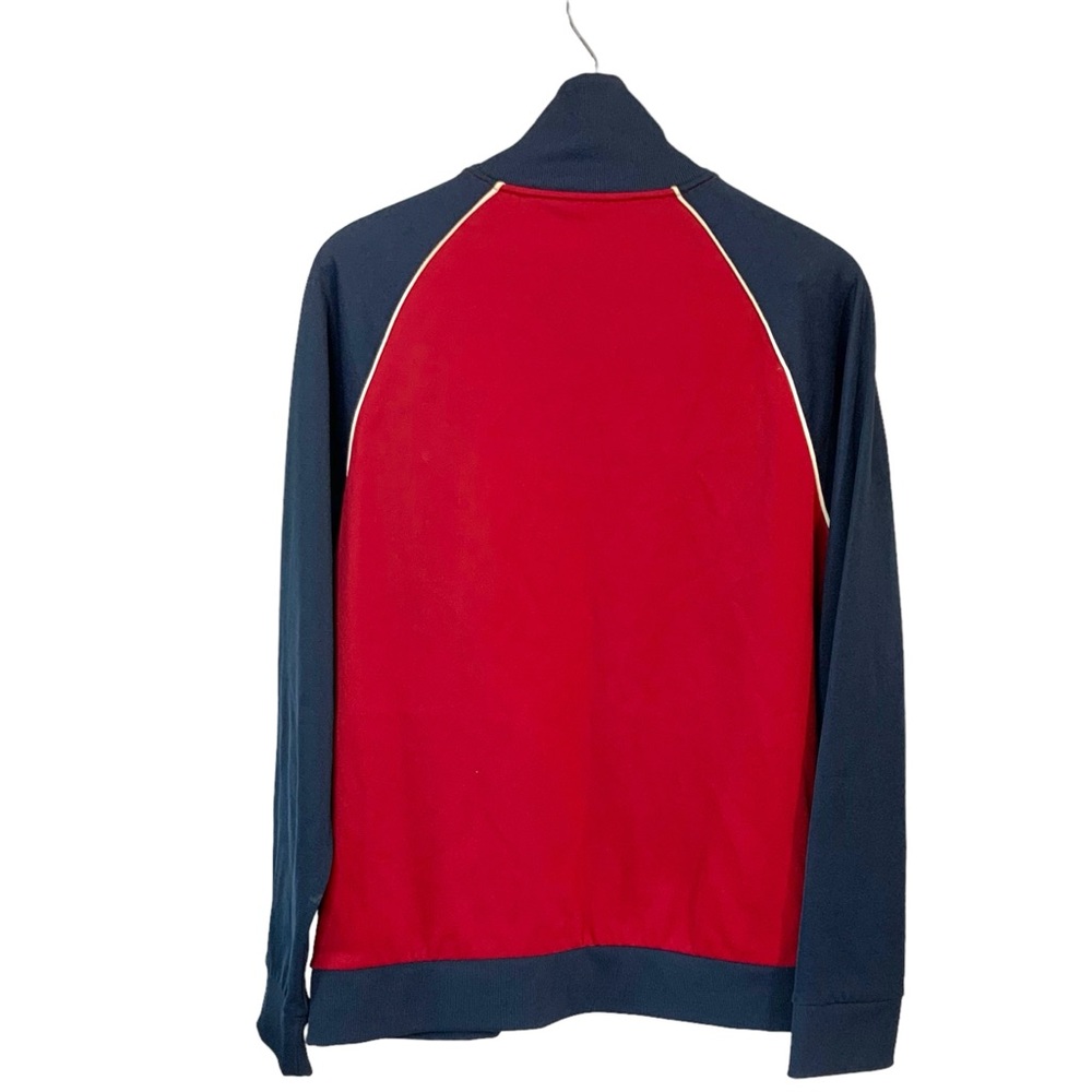 LE TIGRE Navy & Maroon Preppy Zip Jacket Sz XL - Picture 4 of 6